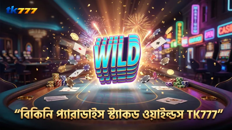 বিকিনি প্যারাডাইস গেমের স্ট্যাকড ওয়াইল্ডস ফিচার স্পিনে জয় বাড়ায়।