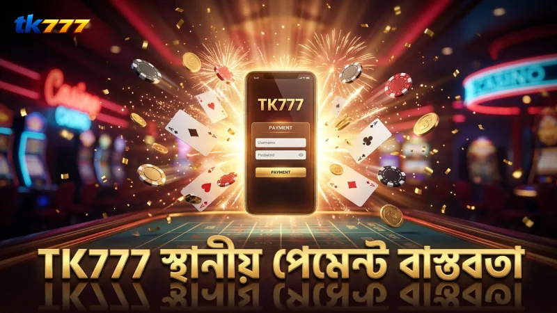 স্থানীয় পেমেন্ট পদ্ধতির বাস্তবতা TK777 গেম প্ল্যাটফর্মে নিশ্চিত।