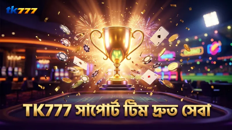 TK777 সাপোর্ট টিম দ্রুত ও নির্ভরযোগ্য সেবা প্রদান করে।
