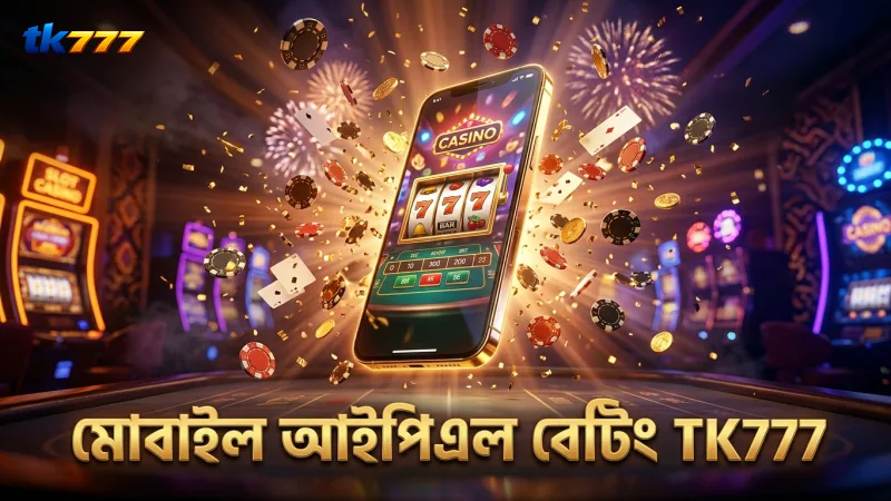 TK777 মোবাইল অ্যাপে দ্রুত এবং সহজ আইপিএল বেটিং সুবিধা।