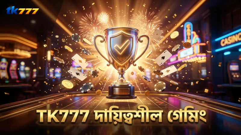 দায়িত্বশীল গেমিং মেনে TK777 নিরাপদ বাজির পরিবেশ তৈরি করে