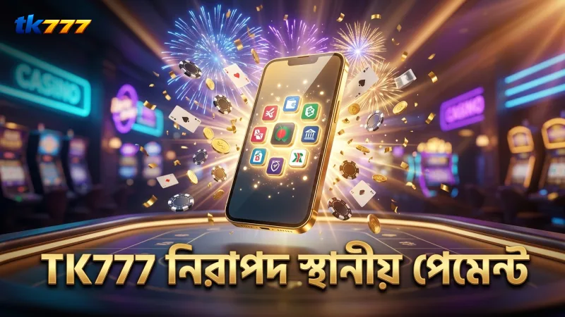 নিরাপদ স্থানীয় পেমেন্ট অপশন TK777 গেমিংকে সহজতর করে।