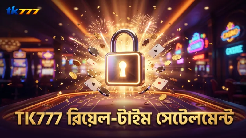 রিয়েল-টাইম সেটেলমেন্ট TK777 এর বিশ্বস্ততা নিশ্চিত করে।