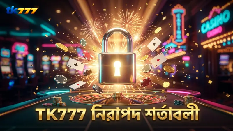 TK777 শর্তাবলী প্ল্যাটফর্মের নিরাপত্তা নিশ্চিত করে